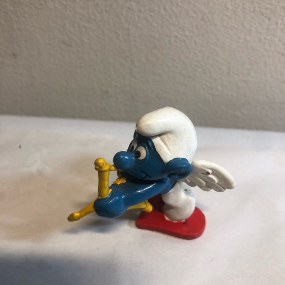 Vintage Peyo Germany Smurf Cupid Valentine’s Day - Picture 8 of 9